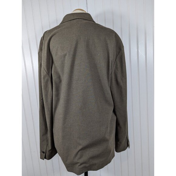 Zara‎ Women's Brown Button-Down Blazer Jacket Outwear Cotton Blend Size Large - Picture 5 of 10